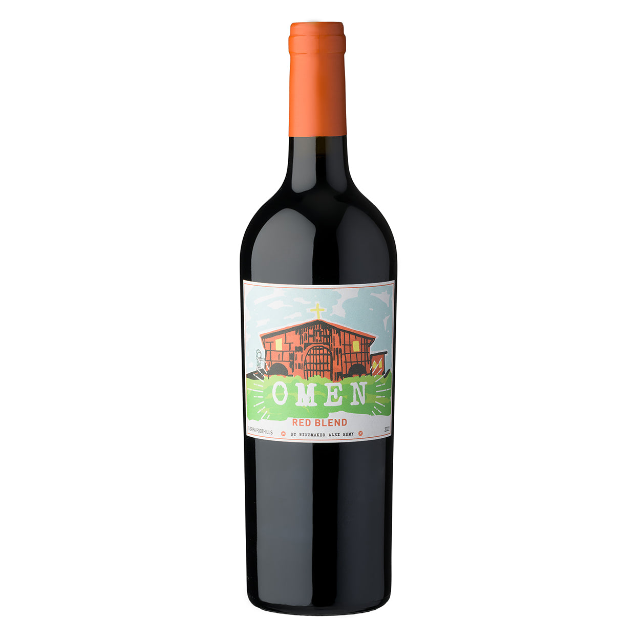 2022 Omen Red Blend Bottle