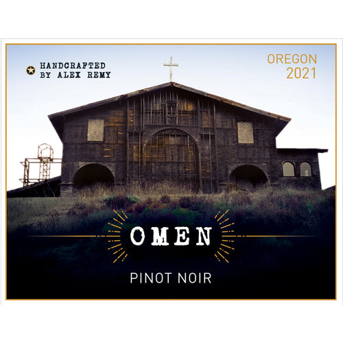 2021 Omen Oregon Pinot Noir Front Label