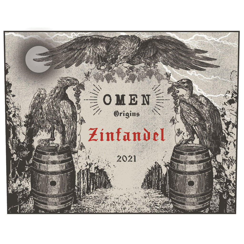 2021 Omen Origins Zinfandel Front Label