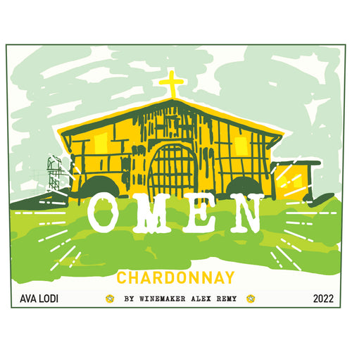 2022 Omen Chardonnay Front Label