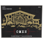 Omen 2023 Napa Valley Single Vineyard Cabernet Sauvignon Front Label