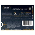 2023 Omen Willamette Valley Pinot Noir Back Label