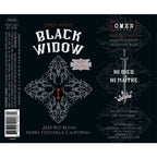 2024 Omen Black Widow Red Blend Can Wrap Label