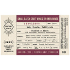 2024 Omen Craft Lake County Teroldego Label