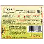 Omen 2025 Cabernet Sauvignon Paso Robles Label Back