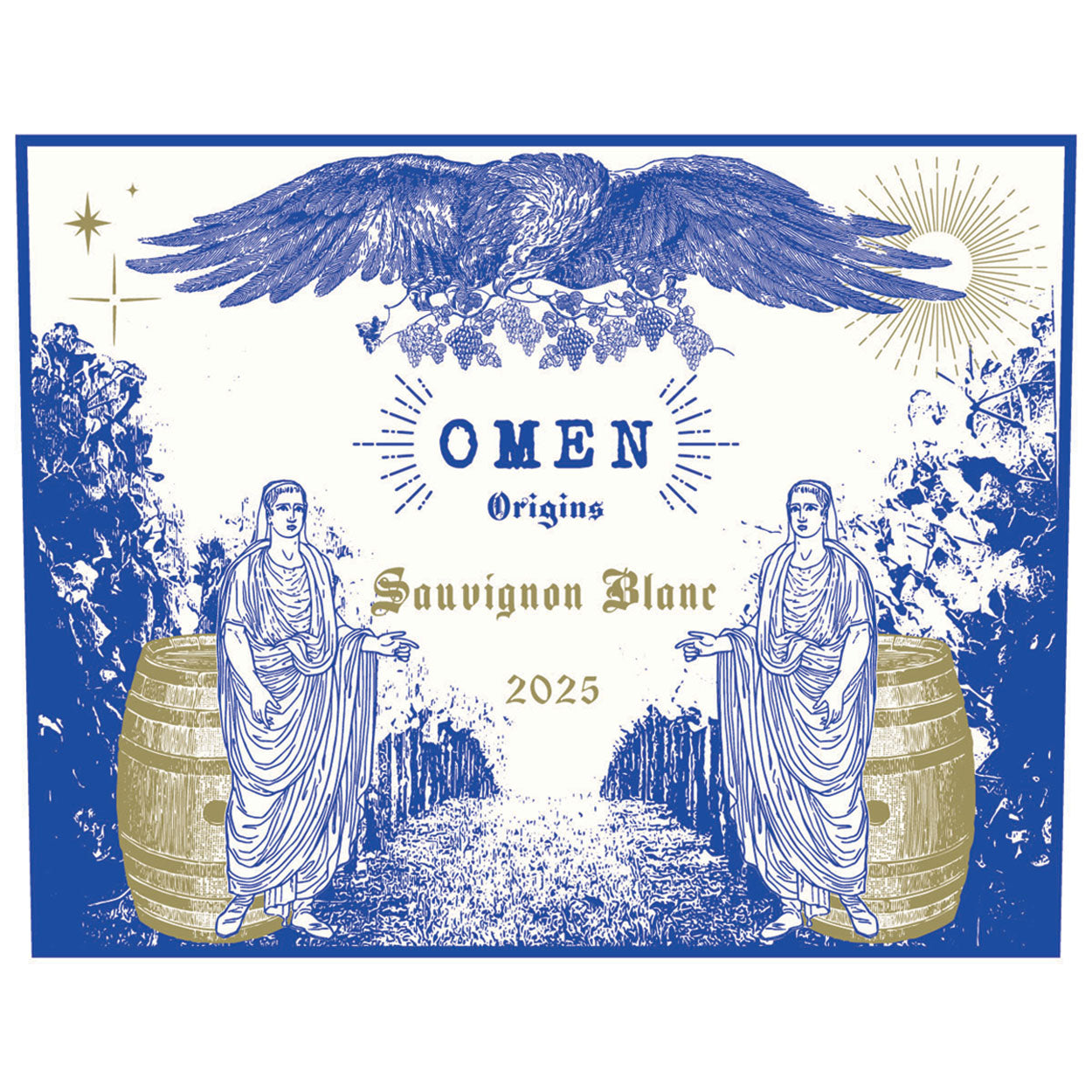 2025 Omen Origins Sauvignon Blanc Front Label