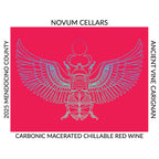 2025 Novum Cellars Chillable Red Wine Front Label